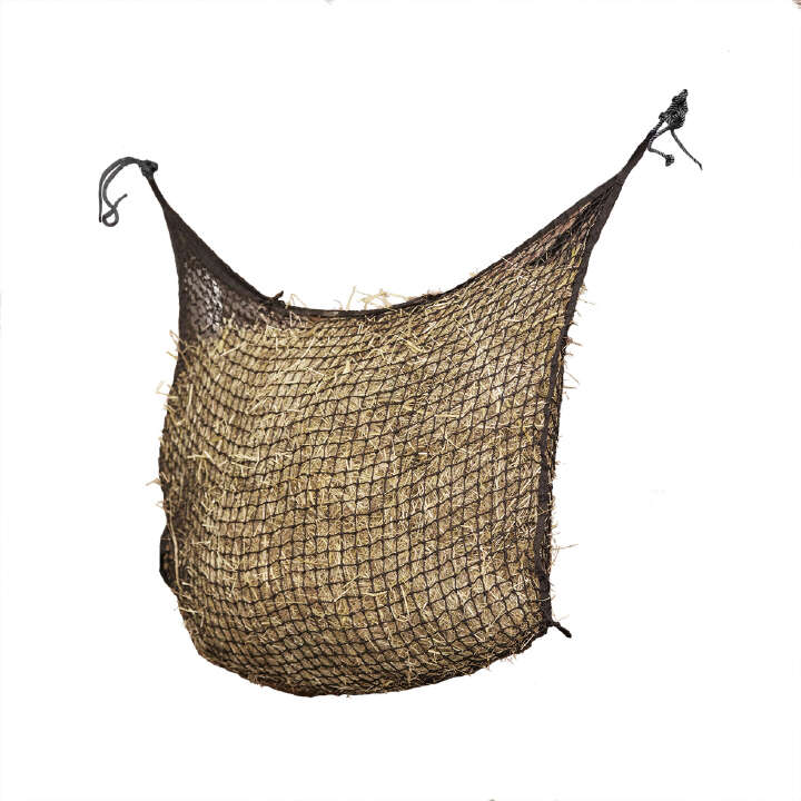 Heunetz, gross rechteckig, engmaschig, schwarz